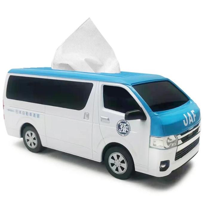 トヨタ（TOYOTA） ティッシュケース トヨタハイエース JAF(日本自動車