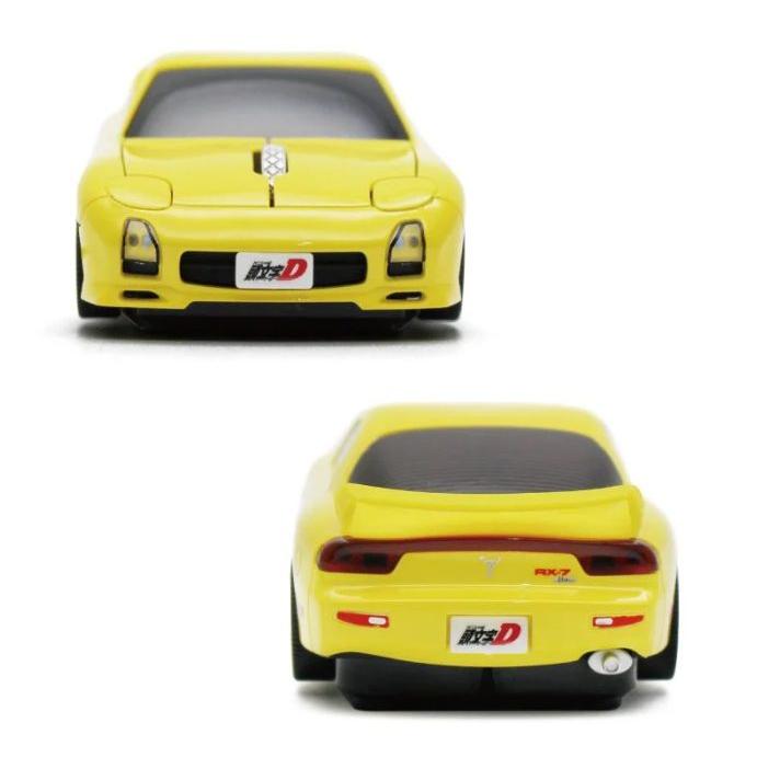 頭文字D』 FD18巻版 イエロー 無線マウス 高橋啓介 マツダ RX-7 FD3S型