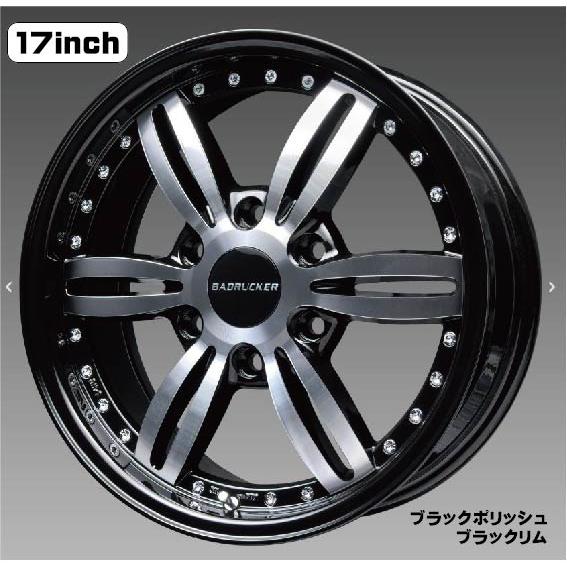 値下げ！！ラスト１時間！415COBRA  415コブラ  BADRUCKERⅢ  バッドラッカー3  17インチ  ハイエース 415COBRA ハイエース ホイール BADRUCKER III 24POINTS バッドラッカー