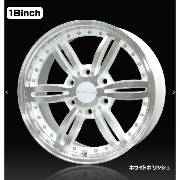 ハイエース200系415COBRA（ラブラーク）BADRUCKERバッドラッカー 415COBRA ハイエース専用アルミホイール バッドラッカー1 18inch×8.0J