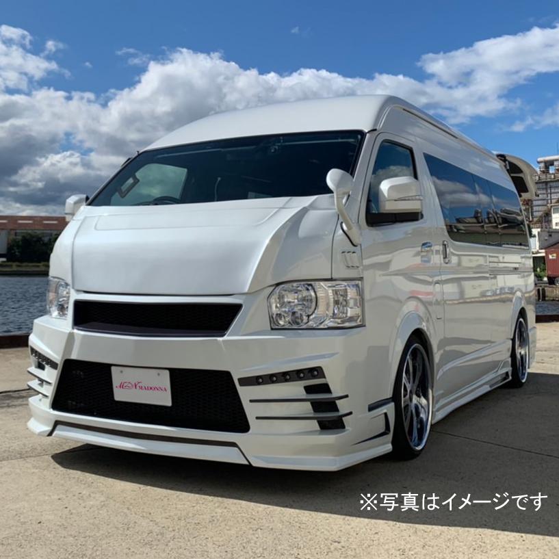 バットフェイス ワイパーガード単品 未塗装 ハイエース 200系 1型 2型