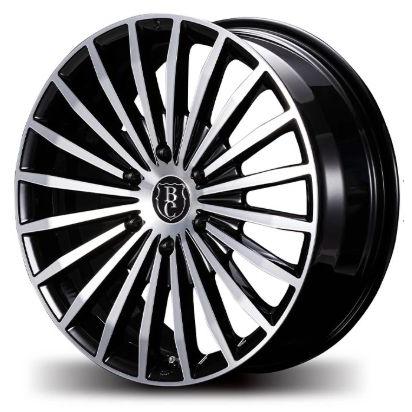 BACK GAMMON BG4 ブラックポリッシュ 20inch 鍛造 4本セット バック 