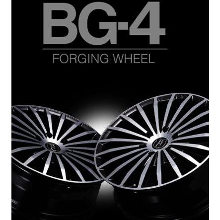 BACK GAMMON BG4 ブラックポリッシュ 20inch 鍛造 4本セット バック 