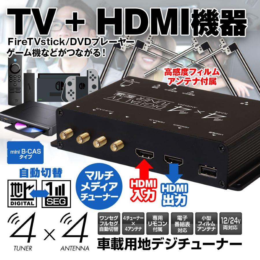 42型　地デジチューナー付き MAXWIN HDMI入出力機能付きフルセグ地デジチューナー : MDN