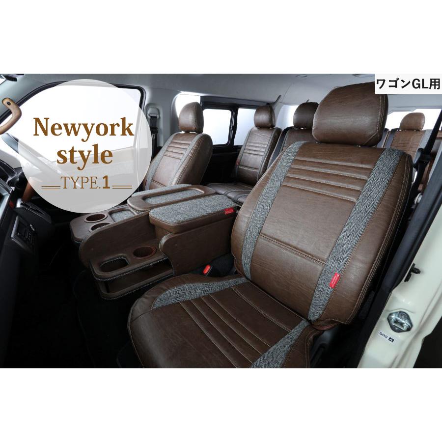 フルセット ワゴンGL用】ハイエース 200系 シートカバー デニム フルセット ワゴンGL用】ハイエース 200系 シートカバー デニム