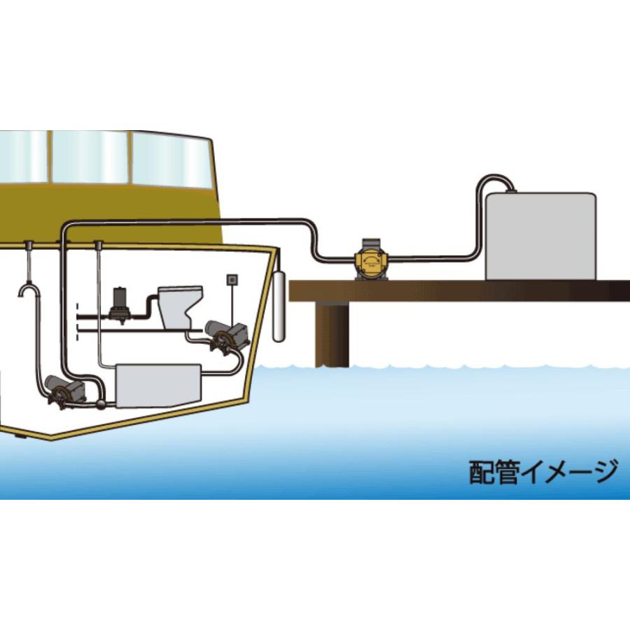 JOHNSON PUMP バイキング16 12V仕様 ストレートコネクター : MDN