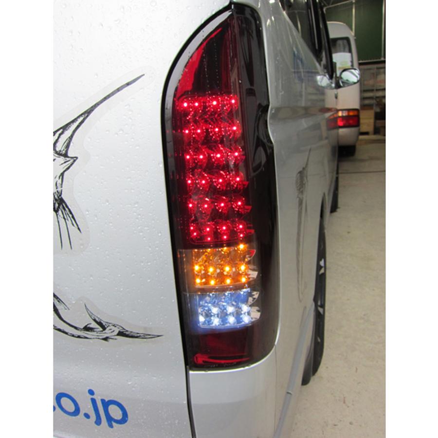 200系 ハイエース JUNYAN LED テールライトLT-HU477 アウトレット テールランプ （本体のみ）ブレーキランプ ウインカー