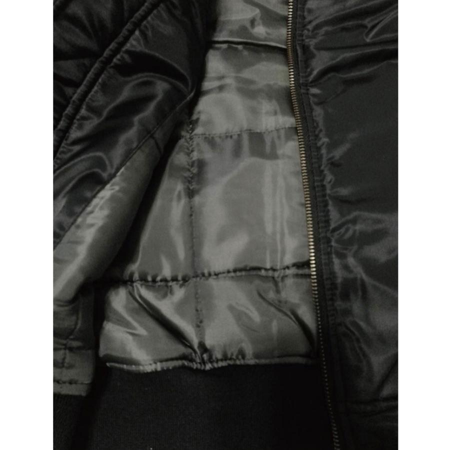 Harmony PARIS MA-1 ブラックジャケット サイズ46 ブルゾン 27CIRCUS MA-1 PURPLE of 27CIRCUS