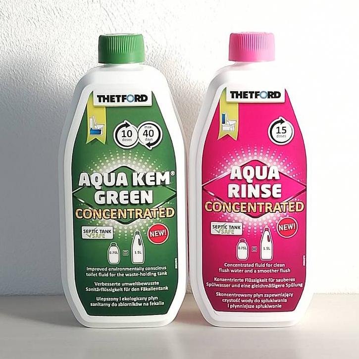 THETFORD アクアリンス・アクアケム グリーン 750ml セット THETFORDセットフォード トイレタンク用消臭剤 アクアケムグリーン濃縮