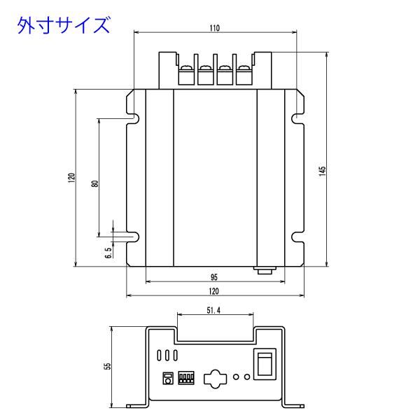 走行充電器 サブバッテリーチャージャー NEW-ERA ニューエラー SBC-001B 30A 12V/24V兼用 送料無料｜mdnmadonna｜02