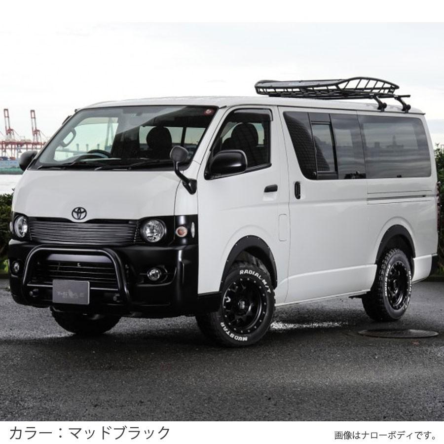 ハイエース 200系 バンパーガード ワイド用 T-STYLE 1・2・3・4・4型 後期 (5・6型） TSD 外装パーツ｜mdnmadonna｜04