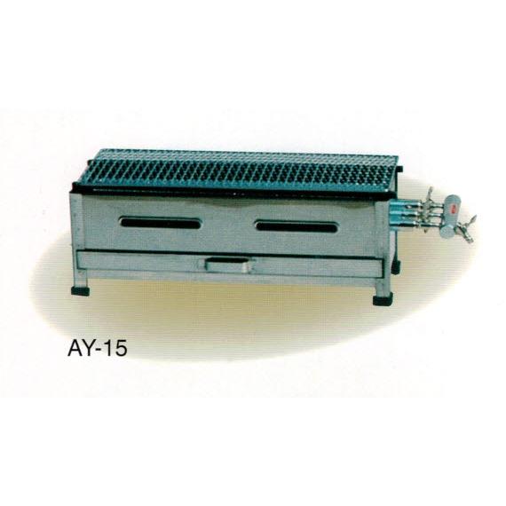 AKS 業務用 ガス式 やきとり焼き器 3本バーナー (金網つき) AY AKS 業務用 ガス式 やきとり焼き器 3本バーナー (金網つき) AY
