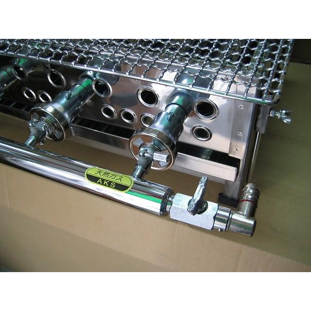 AKS 業務用 ガス式 網焼き器(焼物グリラー) BY-4 横幅570x奥行 AKS 業務用 ガス式 網焼き器(焼物グリラー) BY-4 横幅570x奥行