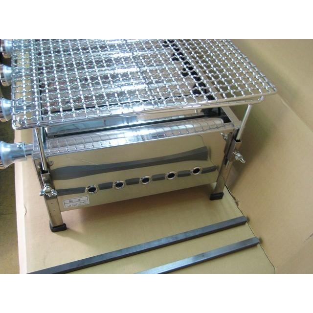 AKS 業務用 ガス式 網焼き器(焼物グリラー) BY-4 横幅570x奥行 AKS 業務用 ガス式 網焼き器(焼物グリラー) BY-4 横幅570x奥行