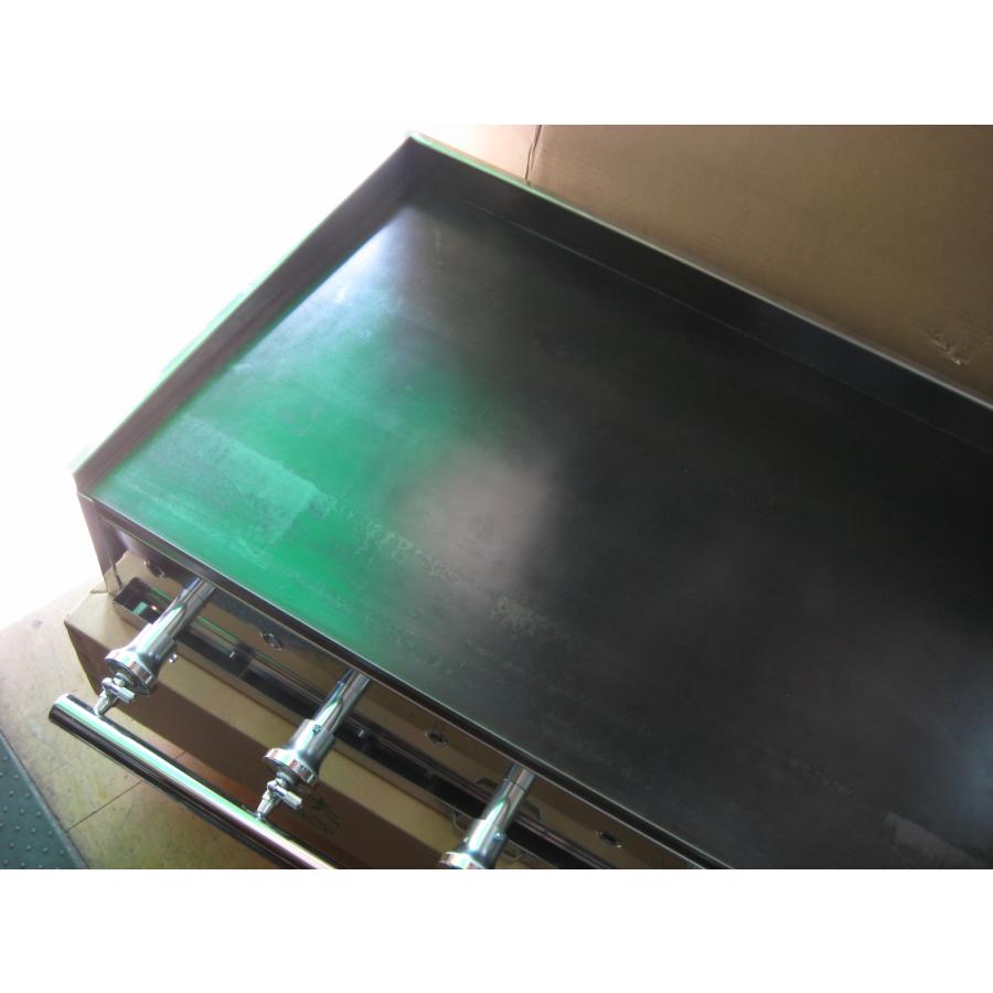 未使用品 AKS 業務用 ガス式 鉄板焼き器/グリドル AK-3 (卓上型) 横幅