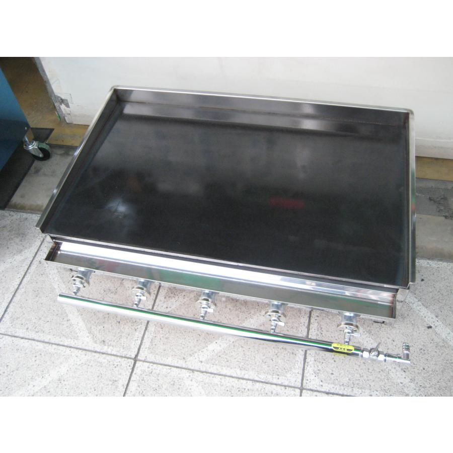 新品 AKS 業務用 ガス式 鉄板焼き器/グリドル AK-3 (卓上型) 横幅910x