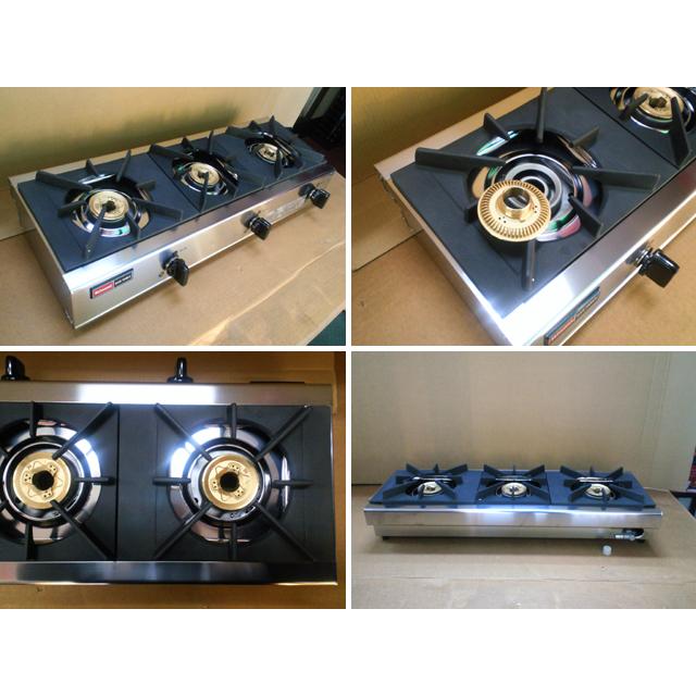 リンナイ（Rinnai） 未使用品 業務用 3口ガスコンロ RSB-306A（都市