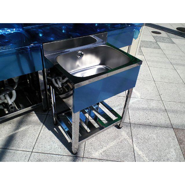 格安販売の 一槽シンク ステンレスシンクW600×D750×H1350 上部に 格安販売の 一槽シンク ステンレスシンクW600×D750×H1350 上部に