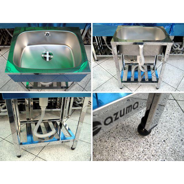 ステンレス1槽シンク　流し台　600×450×800 ステンレス1槽シンク 流し台 600×450×800 業務用 シンク 1槽