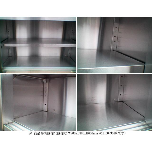 SINKO 業務用 ステンレス製 吊り戸棚 食器棚 W900xD300xH600mm