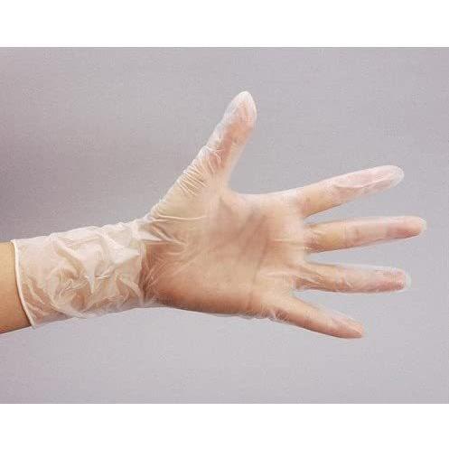 AQUSEAR PVC プラスチックグローブ Mサイズ パウダー無 VGN-M 100枚×20