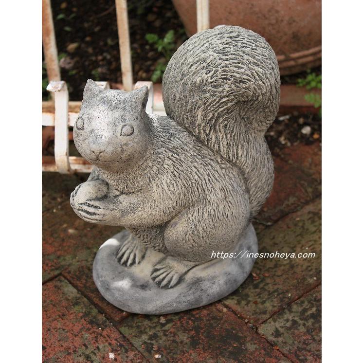 灰色リスのパナシン 英国製ガーデンオーナメント G Sql P メゾン ド スーベニール 通販 Yahoo ショッピング