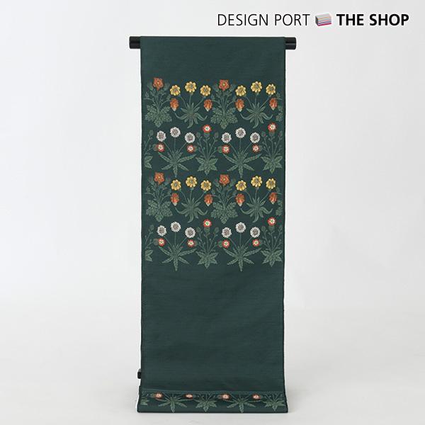 海外正規品 帯 着物 和装 錦なごや帯 川島織物セルコン Morris ウィリアムモリス デイジー 濃青緑 輝く高品質な Zoetalentsolutions Com