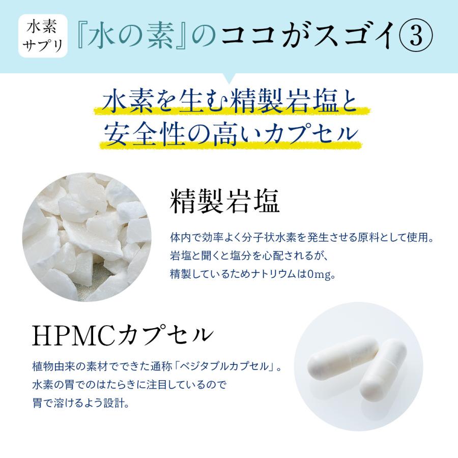 水の素（60カプセル）水素サプリメント : mdストア ヤフー店