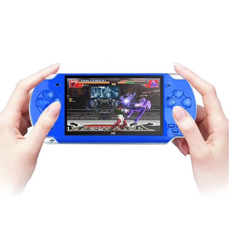 X6 4.3インチスクリーン レトロ ポータブルゲームコンソール 32ビットGBAゲーム Blue（ブルー）送料無料 (DHL)｜mdtrade｜02