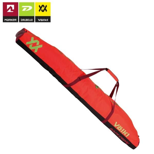 201920 VOLKL（フォルクル）RACE DOUBLE SKI BAG 195CM（レース ダブルスキーバッグ）GSレッド【2台入れ