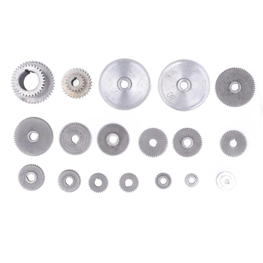 cersalt 18 個ミニギアセット、旋盤歯車ファインポリッシングメタルギアキットHT250 切削機の歯車複数のサイズの歯車のCJ0618