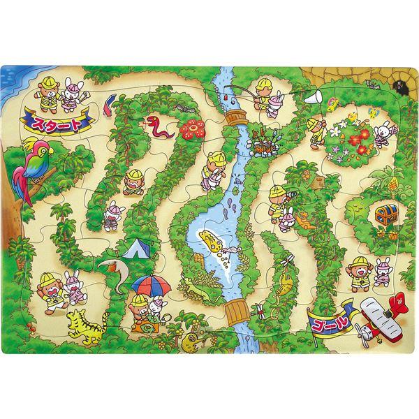 (まとめ)アーテック ジグソーパズル ジャングルめいろ 〔×30セット〕_1