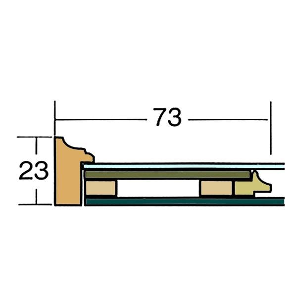 〔 日本画額 〕木製フレーム 和額 色紙額 色紙Fサイズ 木製日本画額 F4サイズ 333×242mm ウグイス 額縁 額 フレーム_3