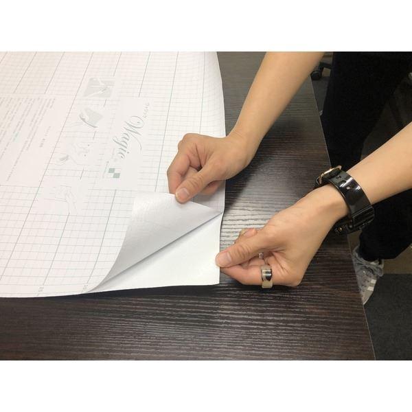 超厚手 壁紙シール 壁紙シート 天井用 8帖 C-WA606 ペールグリーン 50枚組 ”premium” ウォールデコシート_2