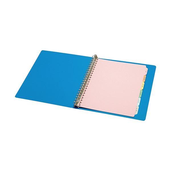 コクヨ 連続伝票用紙用カラー仕切カード バースト用 T11×Y15 22穴 6色6山 EX-C516E 1セット(20組：2組×10パック)_2
