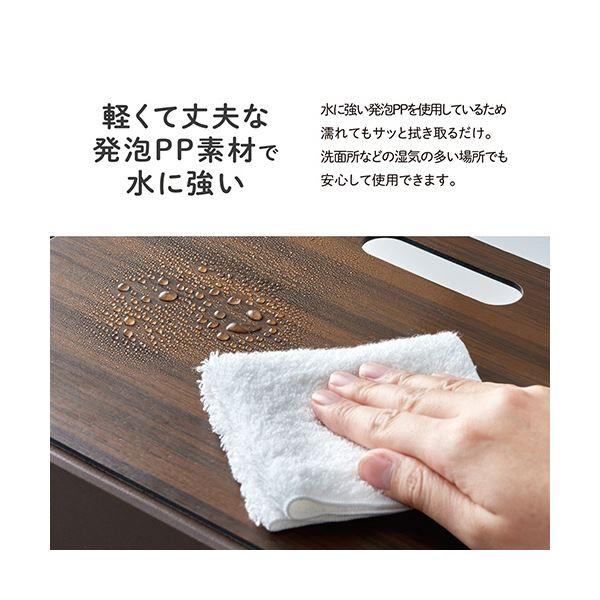 （まとめ）キングジム キーニスタッキングユニットボックス Sロング ブラウン KW1012Lフラ 1個〔×5セット〕_5