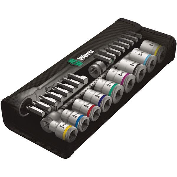 WERA ヴェラ 差込角3/8DR 29点組 サイクロップラチェット ソケットレンチ セット 004051 工具 ツール DIY 作業工具 道具 レンチ_1