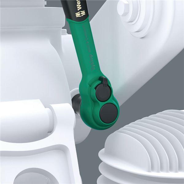 WERA ヴェラ 差込角3/8DR 11点組 コンフォートラチェットセット スタイルボックス入り 005531 工具 ツール DIY 作業工具 道具_4