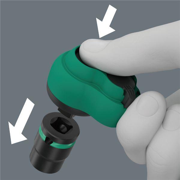 WERA ヴェラ 差込角3/8DR 11点組 コンフォートラチェットセット スタイルボックス入り 005531 工具 ツール DIY 作業工具 道具_5