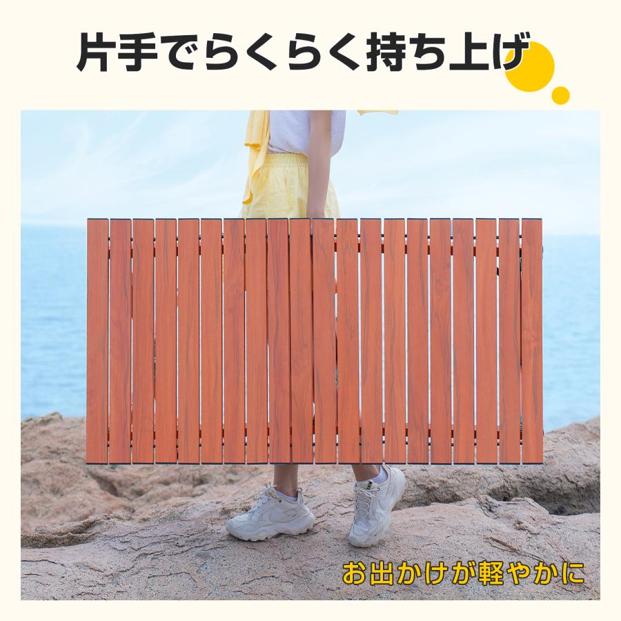 折りたたみテーブル アウトドアテーブル 春 キャンプ 120cm 90cm 超