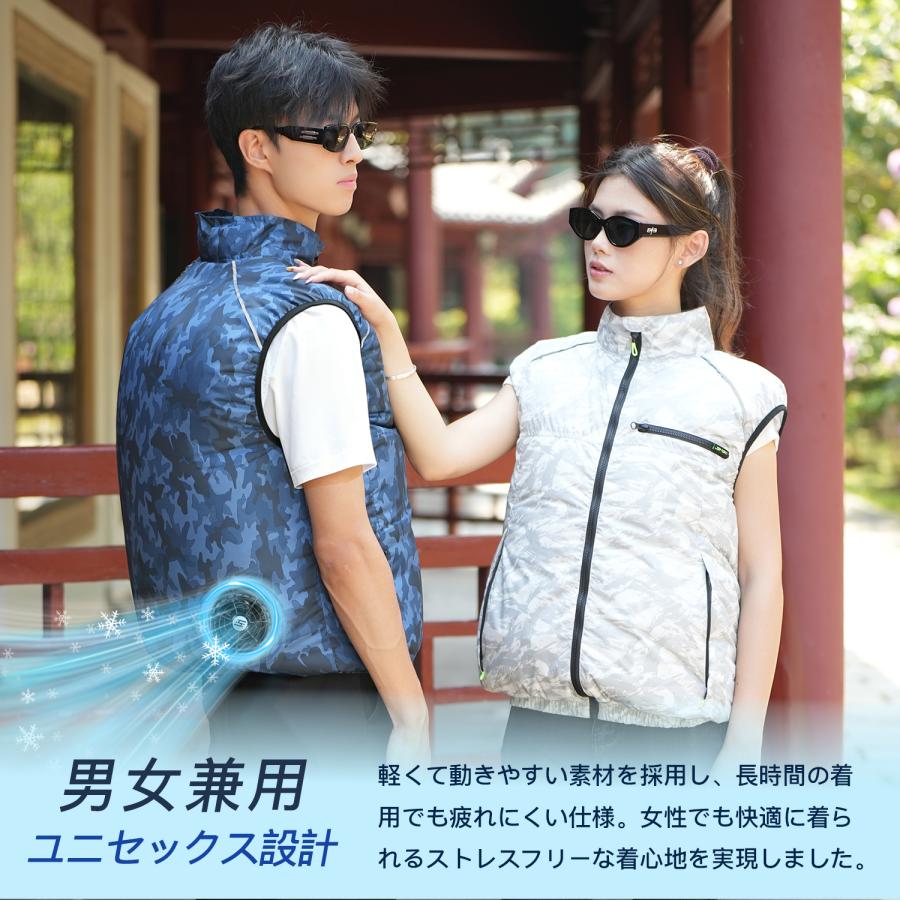 空調作業服 空調ウェア 45V 冷却ペルチェ冷却プレート バッテリー