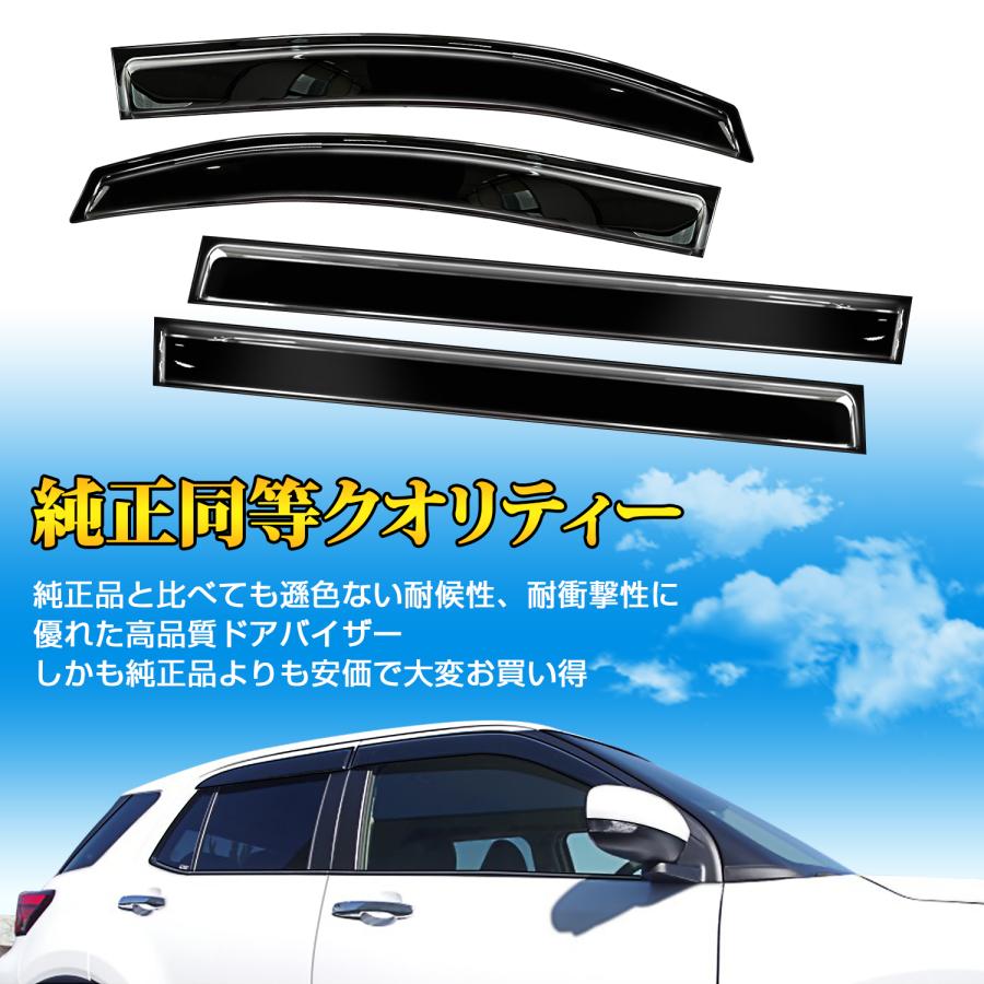 ドアバイザー ノア ヴォクシー 80系 90系 サイド バイザー 雨除け