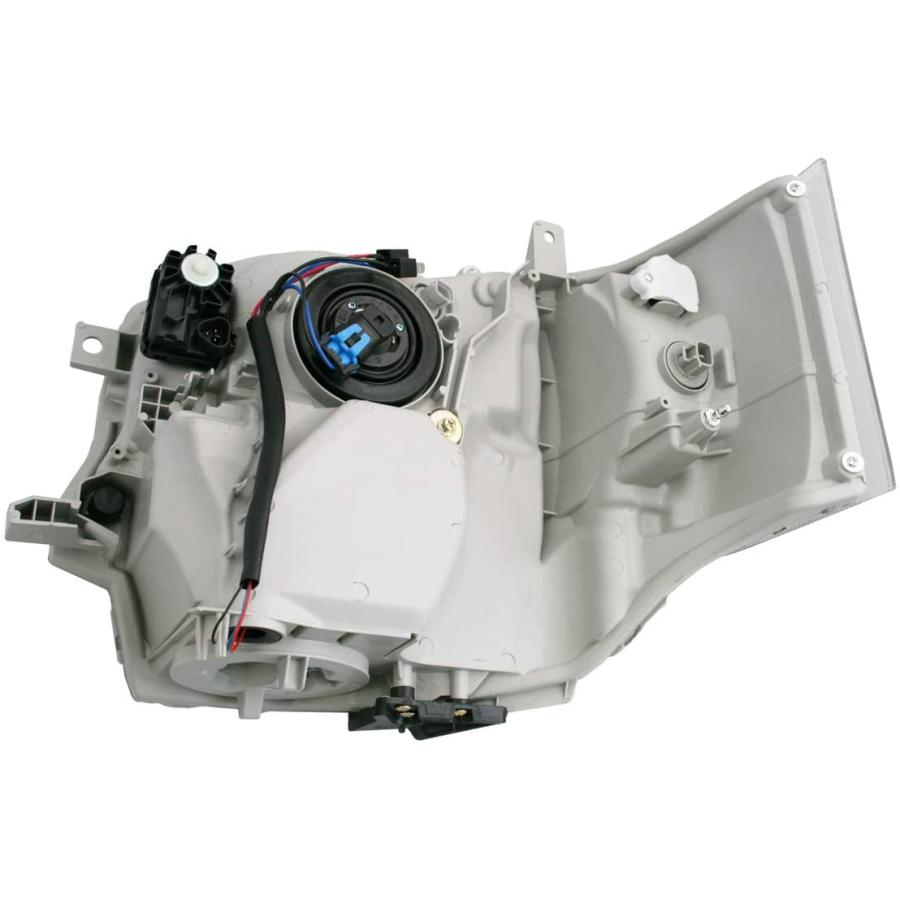 ハイエース LEDヘッドライト レジアスエース 200系 4型 5型 6型対応 左右セット 日本仕様 フェイスチェンジ対応 ハロゲン車用 純正タイプ クリスタルクリアの画像
