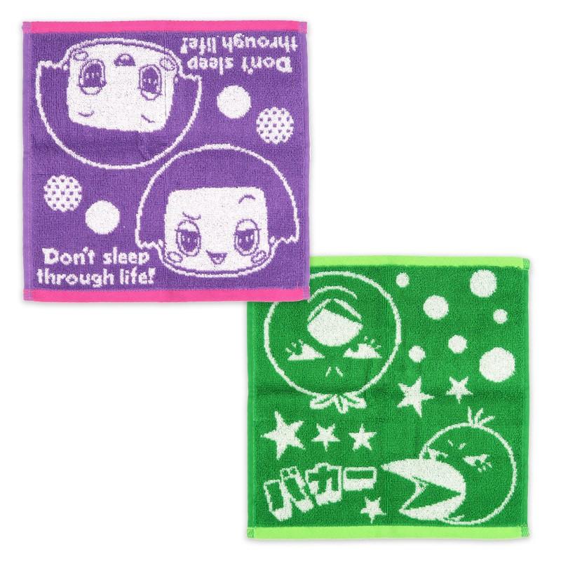 賜物 ミニタオル チコちゃんに叱られる ハンカチ ハンドタオル 綿100 かわいい キョエちゃん