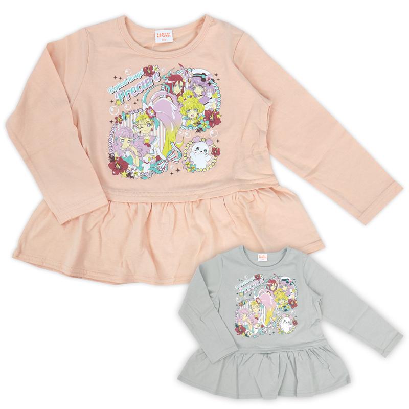 トロピカルージュ プリキュア 服 Tシャツ 長袖 子供 女の子 キッズ 100 110 1 綿 プレゼント メール便発送可 36 068 ミ エストン 通販 Yahoo ショッピング