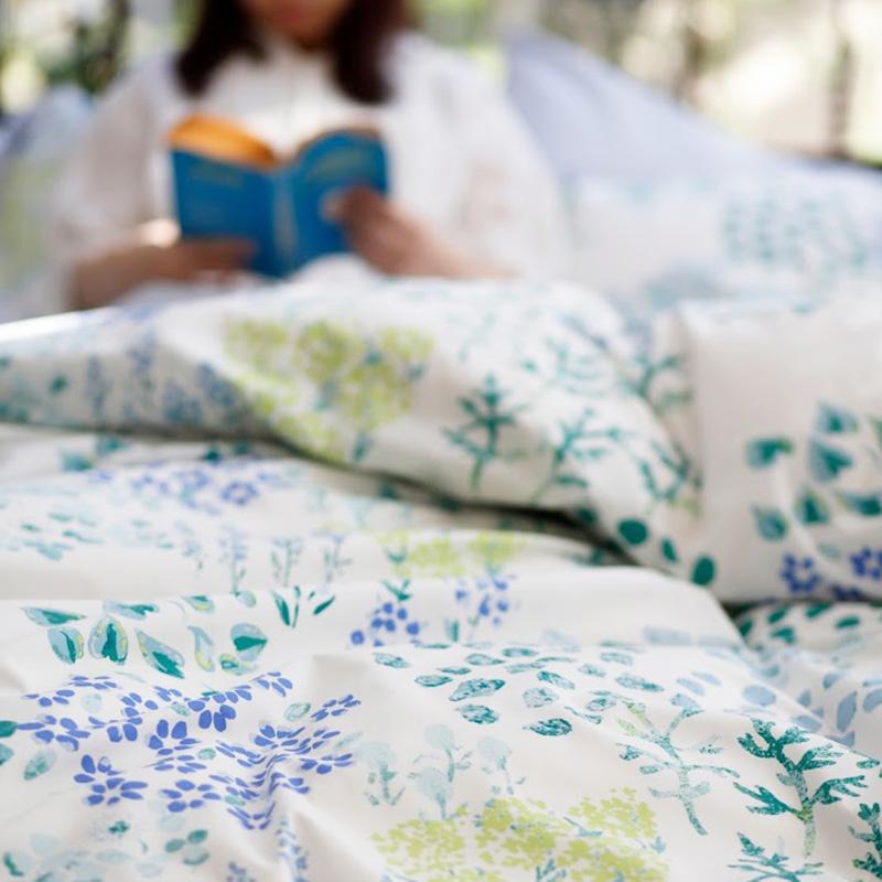 掛け布団カバー 掛カバー ダブル 日本製 ボタニカル 花柄 掛け