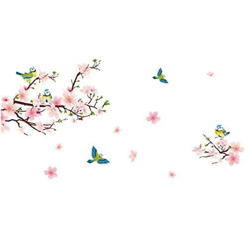 ファッション通販 木 花 ウォールステッカー 蝶 キッチン 文字 北欧 春 おしゃれ 壁紙 フラワー 壁シール サクラ さくら 桜 植物 ウォールステッカー Limassentosa Co Id