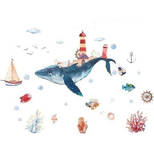魚 子供部屋 動物 クジラ ウォールステッカー シール 海 壁紙 イルカ 女の子 男の子 かわいい おしゃれ 海 子供 ウォールステッカー メーカー直売 Www Casascordeiro Com Br
