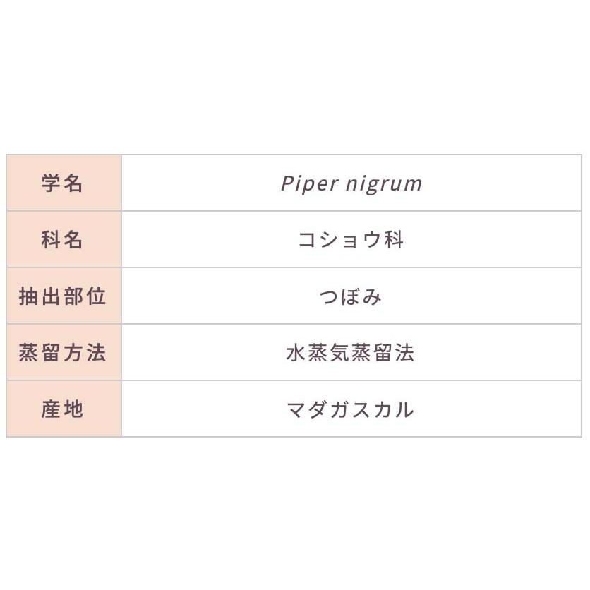 ブラックペッパー 10ml | メドウズ ホームコレクションエッセンシャルオイル |  | 15