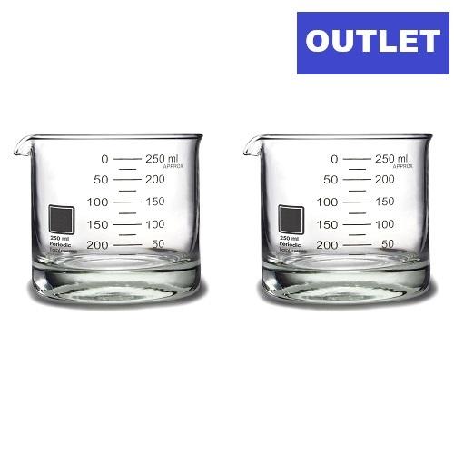 ビーカーロックグラス(2個)(OUTLET)　Periodic Tableware ビーカーグラス | 